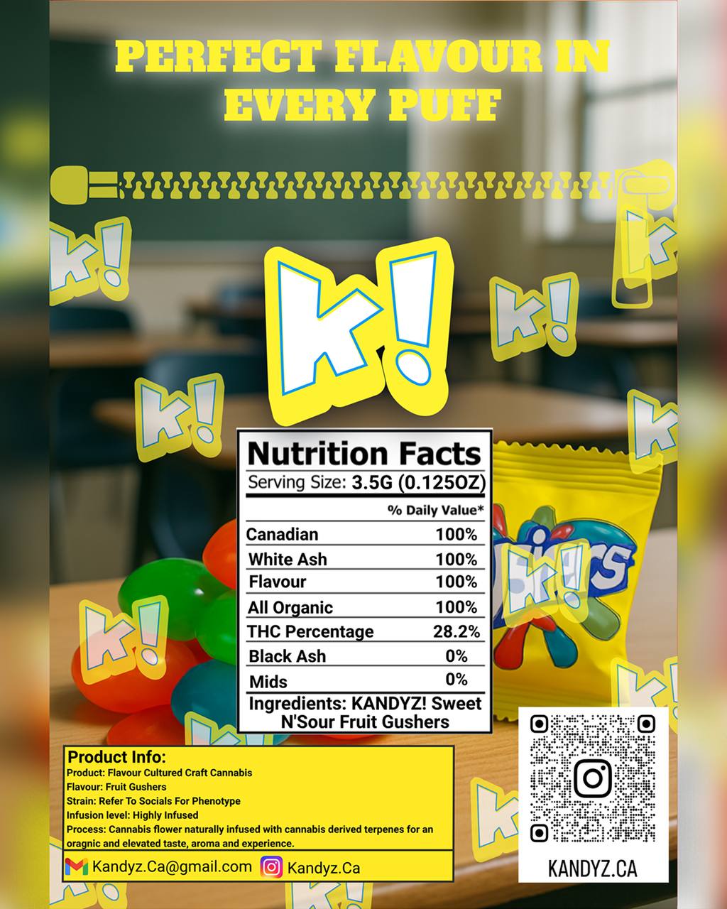 Sweet N'Sour Fruit Gushers promo